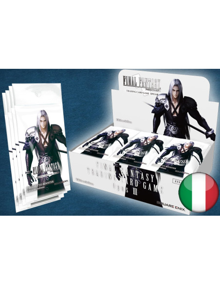 FINAL FANTASY TCG OPUS III BOOSTERS BOX ITA 36 BUSTE