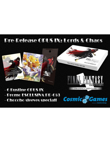 FINAL FANTASY TCG OPUS IX PRE RELEASE KIT