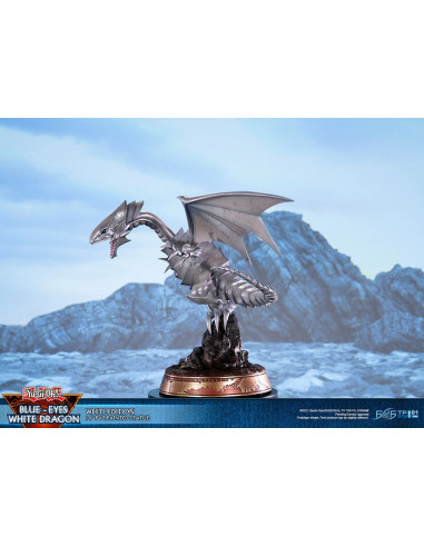 YU-GI-OH! STATUA DRAGO BIANCO OCCHI BLU