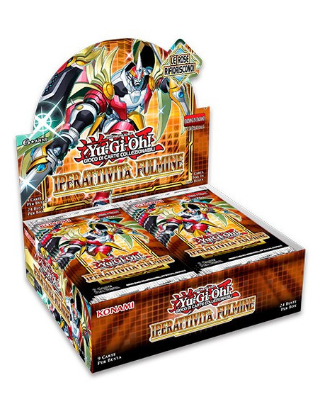 Yu-Gi-Oh! Iperattività Fulmine 1a edizione display 24 buste - Italiano