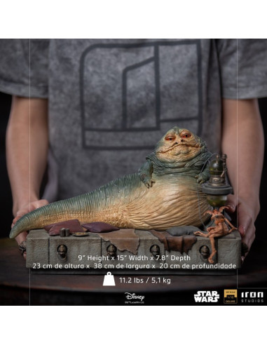 Star Wars - Statua Jabba The Hutt Deluxe Art Scale 1/10