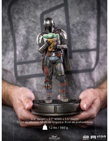 Star Wars - The Mandalorian and Grogu Art Scale 1/10 Statue