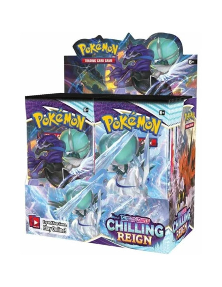 Pokémon Spada e Scudo Chilling Reign Booster Box 36 Buste - Inglese