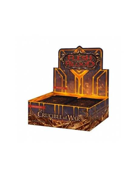 Flesh & Blood TCG - Crucible of War Unlimited Booster Display (24 packs) - English