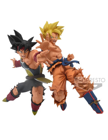 Dragon Ball Super Drawn By Toyotaro PVC Statue Father- Son Kamehameha Son Goku 16 cm