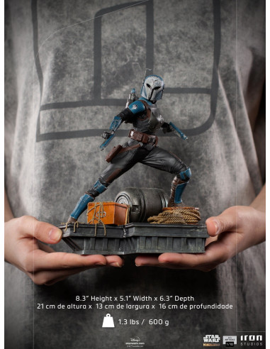 Star Wars The Mandalorian Statua BDS Art Scale 1/10 Bo-Katan