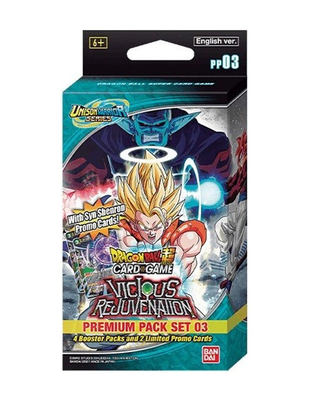 Dragon Ball Super Premium Pack DBS12 Vicious Rejuvenation - Inglese
