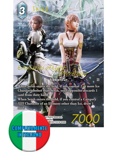 Final Fantasy TCG Emissaries of Light Opus XVI - Prerelease Kit - Italiano