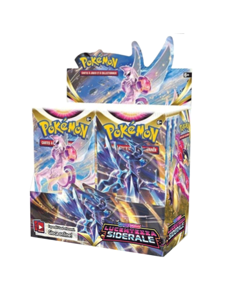 Pokemon Sword & Shield 10 Lucentezza Siderale Display 36 Buste - Italian