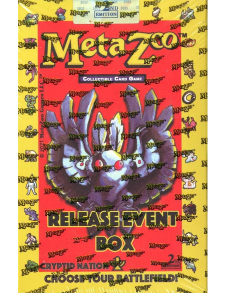 MetaZoo TCG: Cryptid Nation 2nd Edition Release Event Box - Inglese