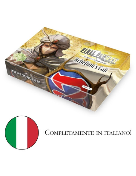 Final Fantasy TCG Rebellion's Call Opus XVII - Pre Release Kit - Italian