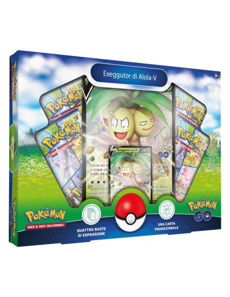 Pokemon 10.5 Pokemon GO Collezione Exeggutor di Alola-V - Italian