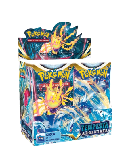 Pokemon Sword & Shield 12 Tempesta Argentata Booster Display (36 Boosters) - Italian