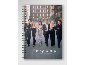 FRIENDS CITY SPIRAL NOTEBOOK