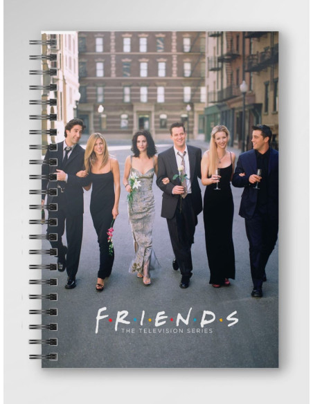 FRIENDS CITY SPIRAL NOTEBOOK