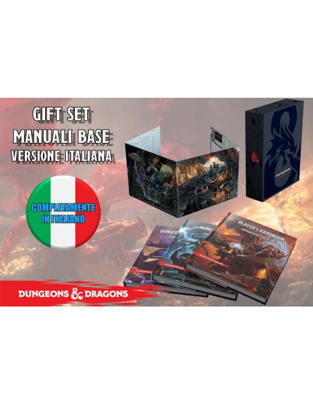 Dungeons & Dragons Core Rulebooks Gift Set 5.0 - Italian