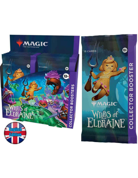 Magic the Gathering Wilds of Eldraine Collector Booster Display (12 Packs) - English