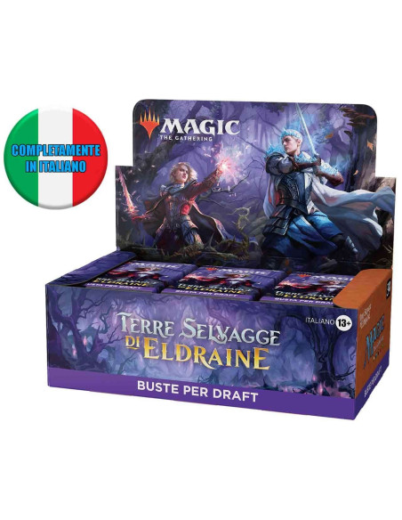 Magic The Gathering Terre Selvagge di Eldraine Draft Booster Display (36 Buste) - Italiano