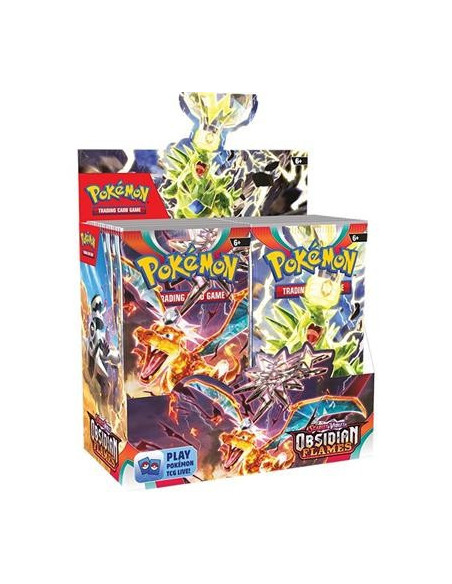 Pokemon Scarlet & Violet 03 Obsidian Flames Booster Display (36 Buste) - Inglese