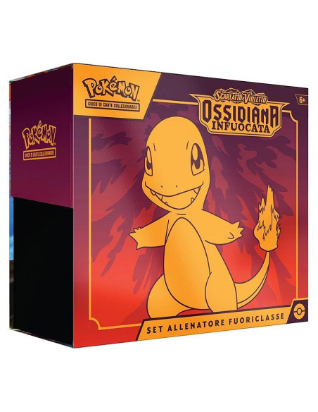 Pokemon Scarlatto & Violetto 03 Ossidiana Infuocata Set Allenatore Fuoriclasse - Italiano