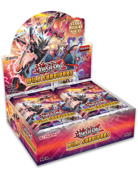 Yu-Gi-Oh! Wild Survivors - Booster Display (24 Buste) 1a Ed - Inglese