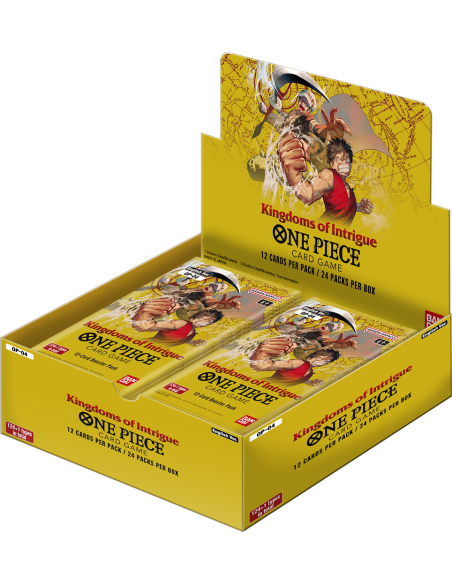 One Piece Card Game - Kingdoms of Intrigue - OP04 Booster Display (24 Buste) - Inglese