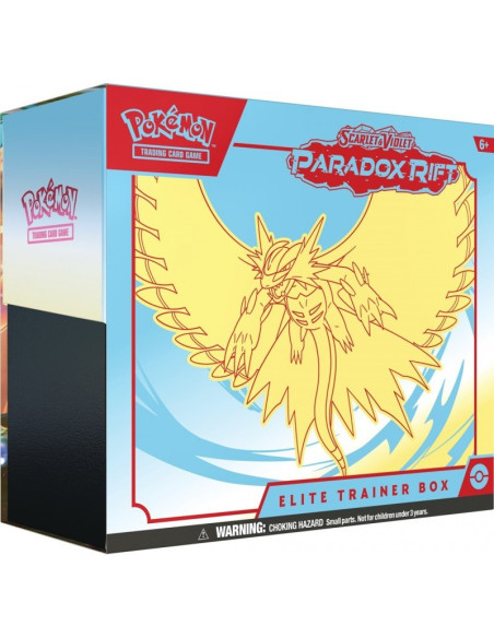 Pokemon Scarlat & Violet 4 Paradox Rift Roaring Moon Elite Trainer Box - Inglese