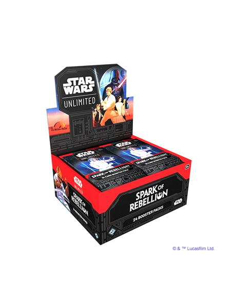 Star Wars: Unlimited Spark Of Rebellion Booster Display (24 Buste) - Inglese