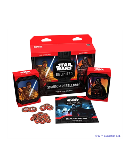 Star Wars: Unlimited Spark Of Rebellion Starter per Due Giocatori - Inglese