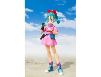 Bulma Adventure Begins S.H.Figuarts, Dragon Ball action figure with swappable faces and hands
