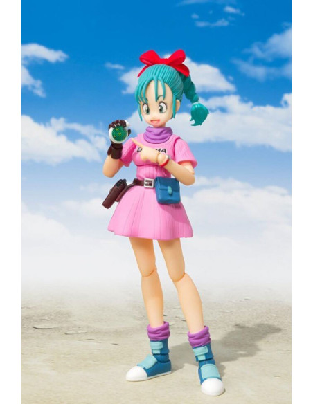 Bulma Adventure Begins S.H.Figuarts, action figure Dragon Ball con espressioni e mani intercambiabili