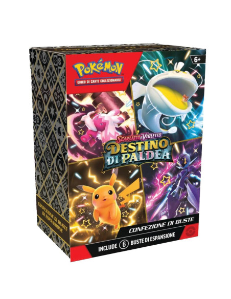 Pokemon Scarlatto & Violetto 4.5 Destino di Paldea Bundle 6 buste - Italiano