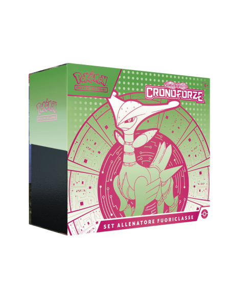 Pokemon Scarlatto & Violetto 5 Cronoforze Set Allenatore Fuoriclasse Fogliaferrea - Italiano