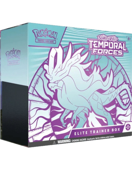 Pokemon Scarlet & Violet 5 Temporal Forces Elite Trainer Box Walking Wake - English