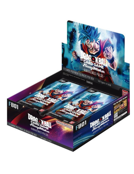 Dragon Ball Super Card Game Fusion World - Awakened Pulse FB-01 Booster Display (24 Packs) - Inglese