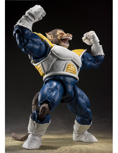 Great Ape Vegeta S.H.Figuarts Dragon Ball Z with interchangeable hands and tails for iconic scene recreation