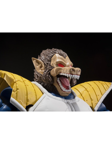 Bandai Great Ape Vegeta S.H.Figuarts figure with swappable accessories and premium quality finishes