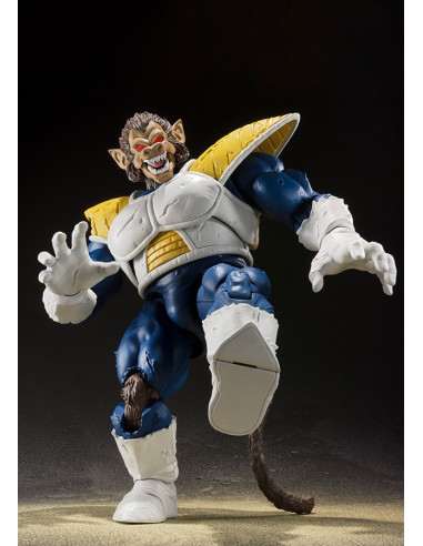Collectible Great Ape Vegeta S.H.Figuarts Bandai featuring alternative eye expressions and accessories