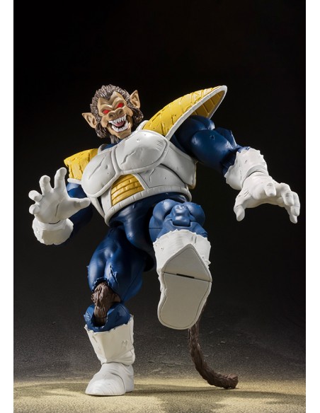 Collezione Dragon Ball Z Vegeta Scimmione S.H.Figuarts Bandai con espressioni degli occhi alternative