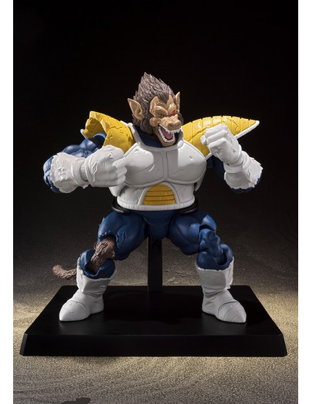 Vegeta forma Scimmione S.H.Figuarts articolata con coda normale e tagliata per scene della battaglia