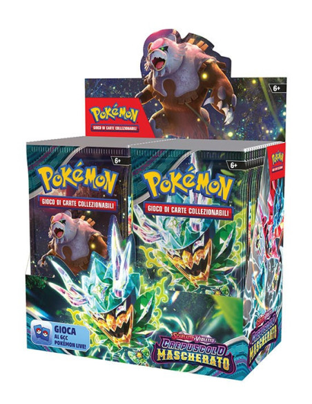 Pokemon Scarlatto & Violetto 06 Crepuscolo Mascherato Booster Display (36 Packs) - Italian