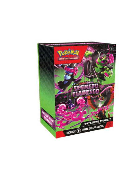 Pokemon Scarlatto & Violetto 6.5 Segreto Fiabesco 6 Packs Bundle - Italian