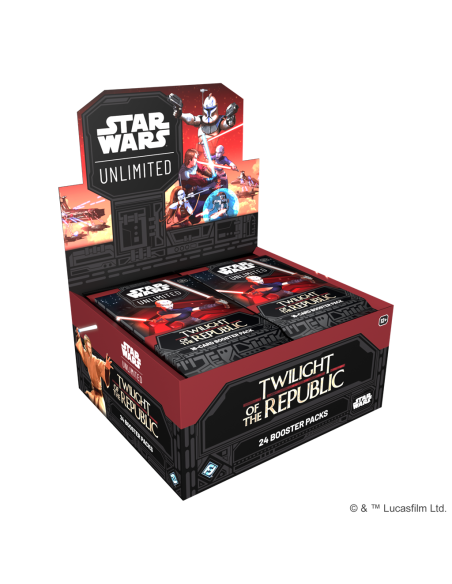 Star Wars: Unlimited Twilight of the Republic Booster Display (24 Packs) - English