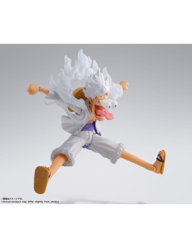 One Piece Z Action Figure Monkey D. Luffy Gear 5 15 cm S.H. Figuarts