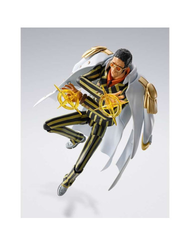 Figure S.H.Figuarts di Borsalino da One Piece Egghead, fedeltà al personaggio e qualità Bandai garantita