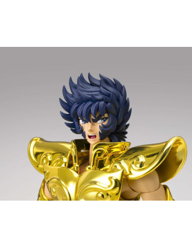 Saint Cloth Myth EX Ikki del Leone – Vista frontale completa con armatura del Leone indossata