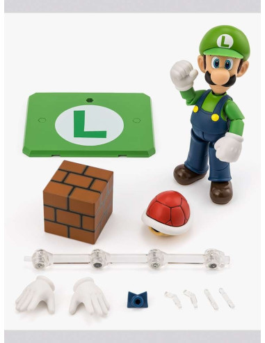 S.H. Figuarts Luigi Super Mario | Figure Tamashii Nations Ufficiale