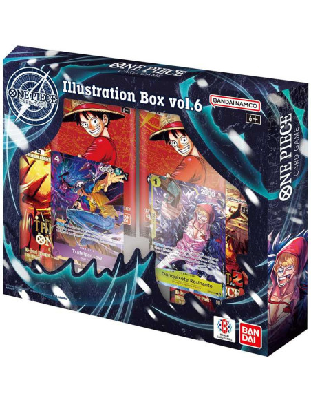 One Piece Card Game Illustration Box IB-06 set da collezione con artwork esclusivi e carte speciali