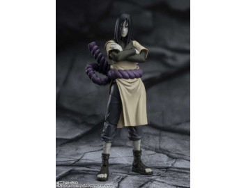 Action figure Orochimaru Naruto Shippuden S.H.Figuarts con accessori e volti intercambiabili
