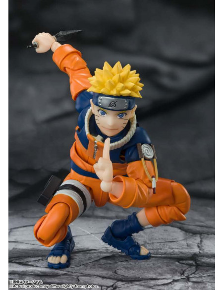 Naruto S.H.Figuarts Most Unpredictable Ninja versione giovane con accessori originali